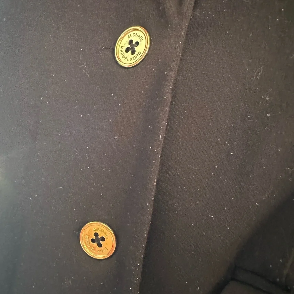 Michael Kors Classic Black Women's Blazer M - Picture 2 of 5